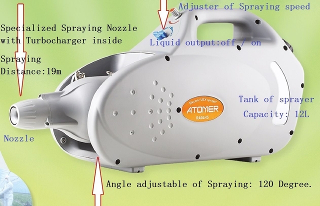 Water sprayer for air humidifying